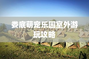 衡阳金甲萌宠乐园门票预订指南