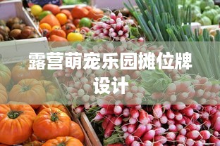 露营萌宠乐园摊位牌设计