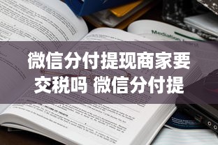 微信分付提现商家要交税吗 微信分付提现，商家需知的税务问题详解