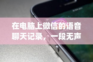 在电脑上微信的语音聊天记录，一段无声的交流旅程