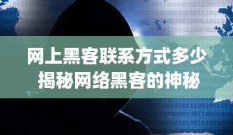网上黑客联系方式多少 揭秘网络黑客的神秘世界，联系方式揭秘与案例分析