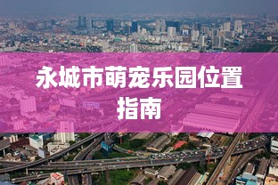 永城市萌宠乐园位置指南