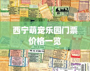 西宁萌宠乐园门票价格一览