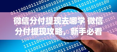 微信分付提现去哪学 微信分付提现攻略，新手必看，去哪学提现技巧？