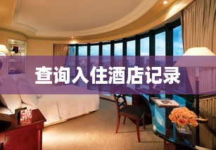 查询入住酒店记录