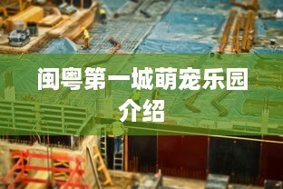 闽粤第一城萌宠乐园介绍