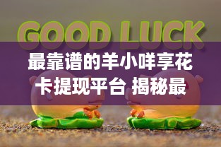 最靠谱的羊小咩享花卡提现平台 揭秘最靠谱的羊小咩享花卡提现平台—让你的花卡轻松变现！