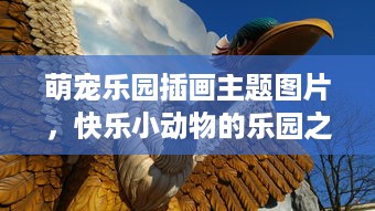 萌宠乐园插画主题图片，快乐小动物的乐园之旅