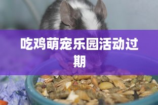 吃鸡萌宠乐园活动过期