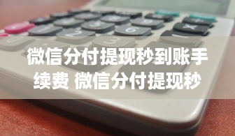 微信分付提现秒到账手续费 微信分付提现秒到账，手续费明细大揭秘！