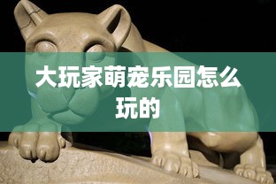 大玩家萌宠乐园怎么玩的