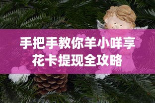 手把手教你羊小咩享花卡提现全攻略