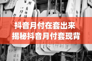 抖音月付在套出来 揭秘抖音月付套现背后的秘密，月付在套出来！