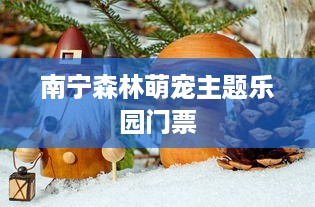 南宁森林萌宠主题乐园门票