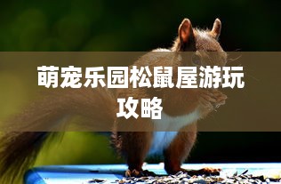 萌宠乐园松鼠屋游玩攻略
