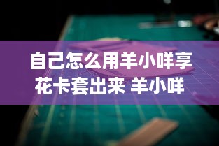 自己怎么用羊小咩享花卡套出来 羊小咩享花卡套现攻略，轻松变现，让你的花卡不再闲置