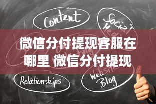 微信分付提现客服在哪里 微信分付提现客服攻略，快速找到你的专属助手！