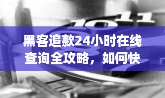 黑客追款24小时在线查询全攻略，如何快速追踪资金流向？