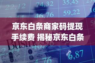 京东白条商家码提现手续费 揭秘京东白条商家码提现手续费，费用明细、案例解析及省钱攻略