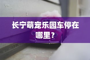 长宁萌宠乐园车停在哪里？