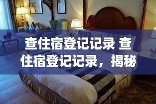查住宿登记记录 查住宿登记记录，揭秘酒店背后的秘密