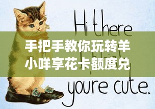 手把手教你玩转羊小咩享花卡额度兑现全攻略