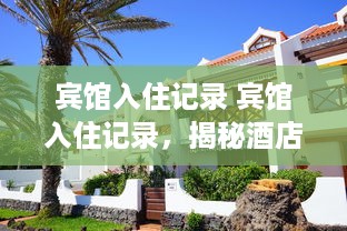 宾馆入住记录 宾馆入住记录，揭秘酒店背后的故事