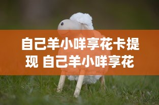 自己羊小咩享花卡提现 自己羊小咩享花卡，轻松提现乐翻天！