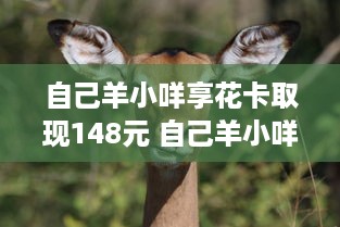 自己羊小咩享花卡取现148元 自己羊小咩享花卡取现，轻松省下148元，快来体验吧！