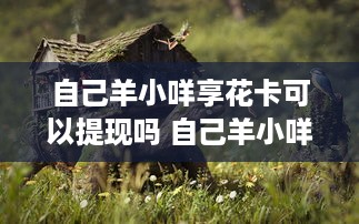 自己羊小咩享花卡可以提现吗 自己羊小咩享花卡，提现攻略大揭秘！