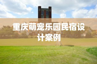 重庆萌宠乐园民宿设计案例