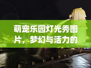 萌宠乐园灯光秀图片，梦幻与活力的交织