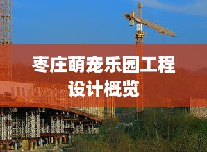 枣庄萌宠乐园工程设计概览