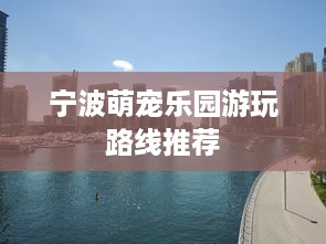 宁波萌宠乐园游玩路线推荐