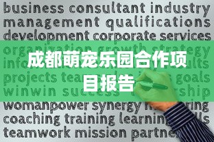 成都萌宠乐园合作项目报告